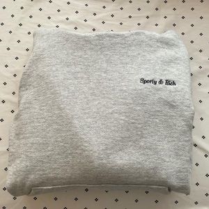 Sporty & Rich Grey classic hoodie